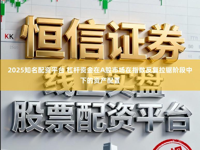 2025知名配资平台 杠杆资金在A股市场在指数反复拉锯阶段中下的资产配置