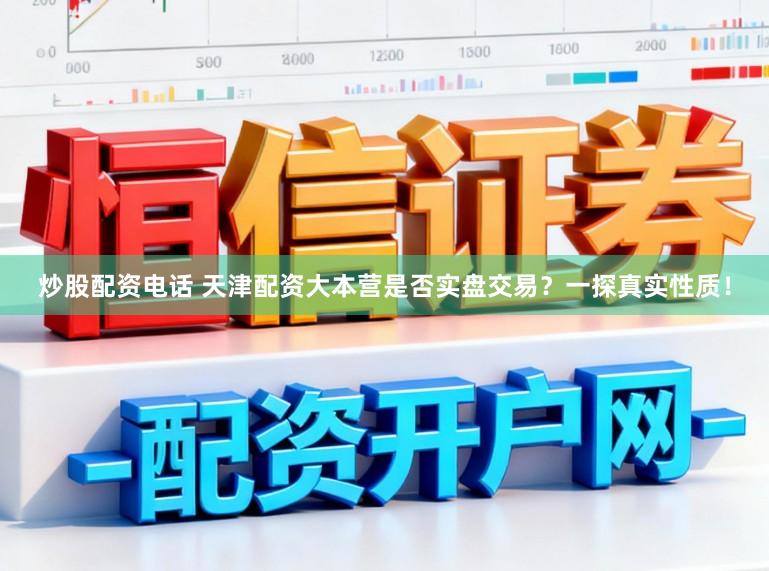 炒股配资电话 天津配资大本营是否实盘交易？一探真实性质！